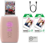 Fujifilm INSTAX Mini Link 3 Rose Pink Printer Bundle