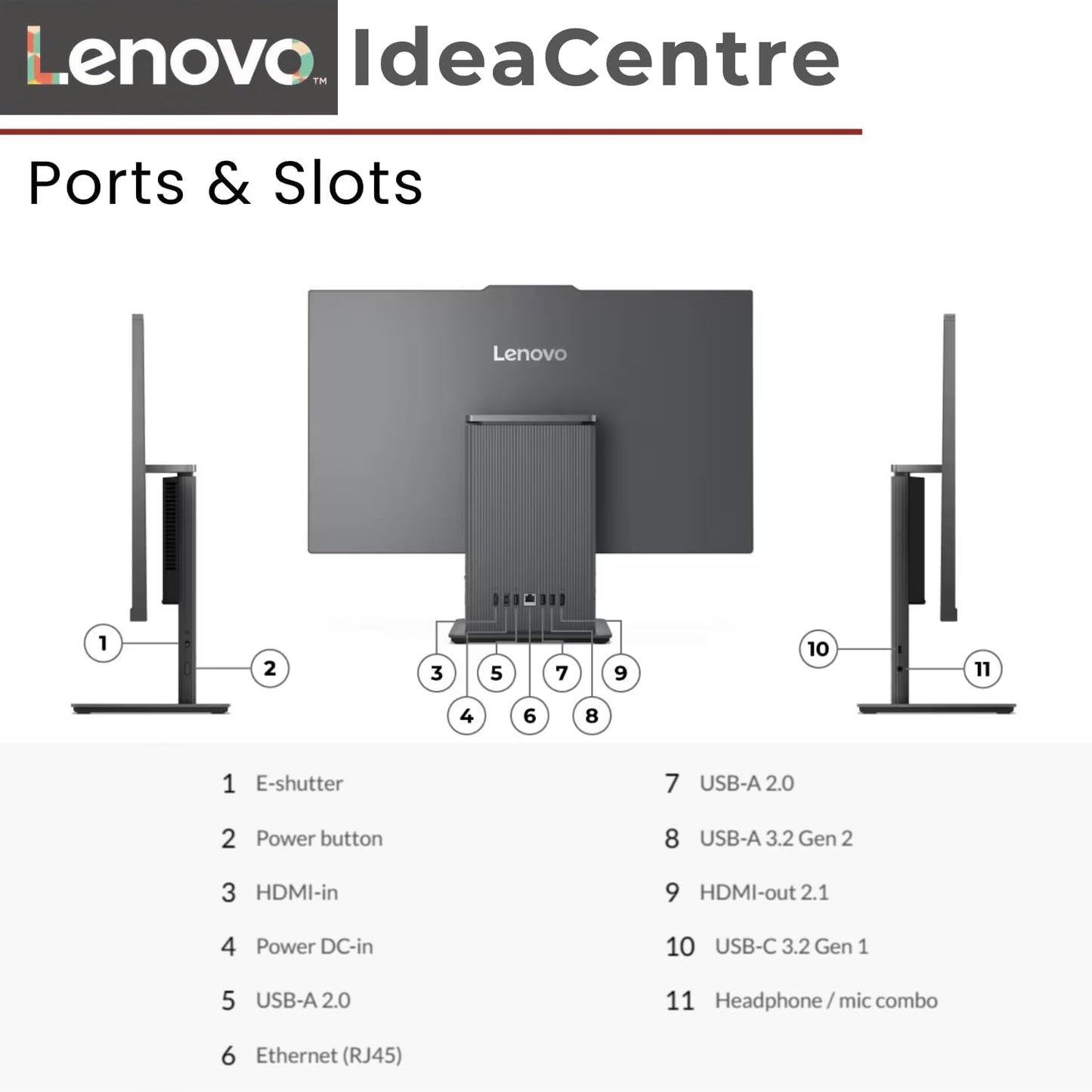 Lenovo 27IRH9 IdeaCentre I Gen 9 27" Touch All-in-One