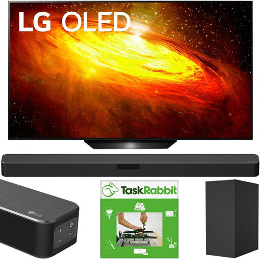 LG E31LGOLED55BXPUA 55" OLED ThinQ AI TV Bundle