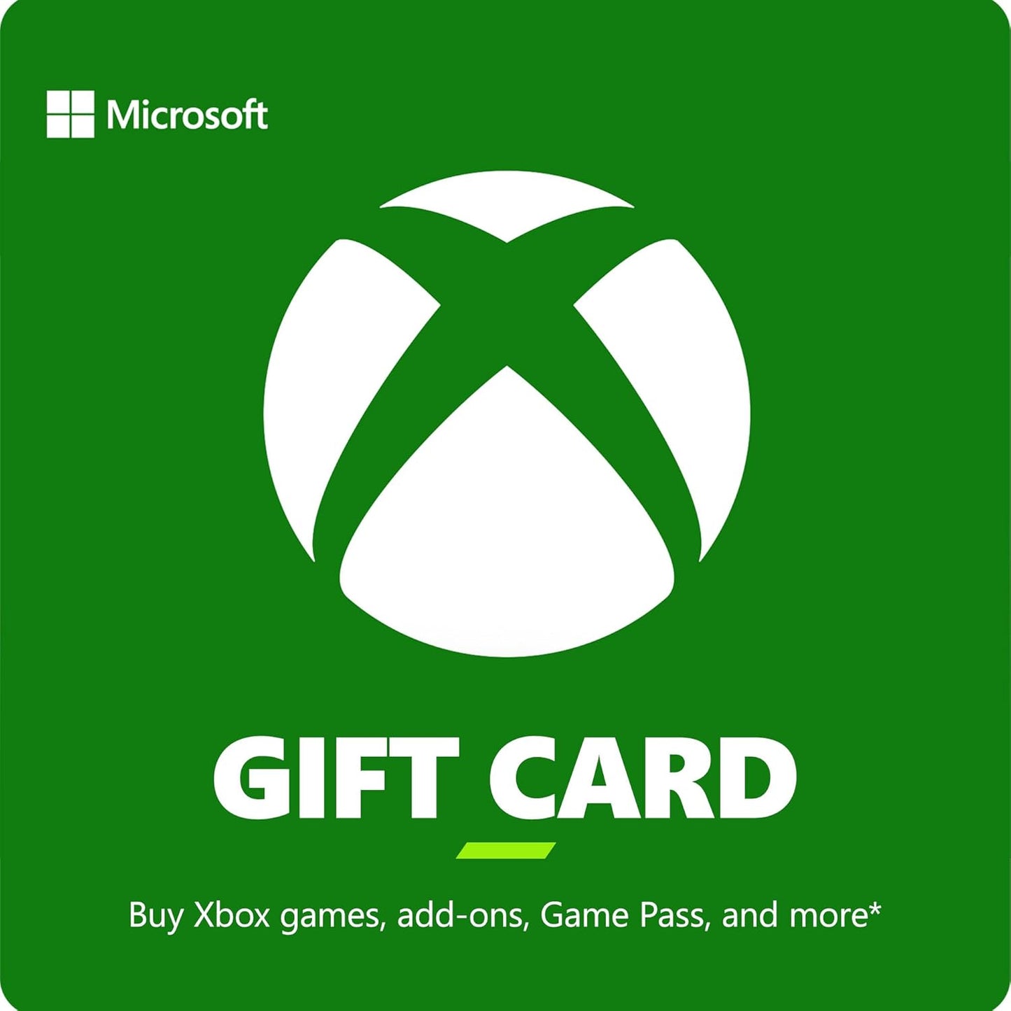 Microsoft XBL60GIFTCRD090613 $60 Xbox Digital Gift Card