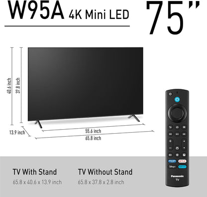 Panasonic TV-75W95AP 75-Inch Mini LED 4K Fire TV
