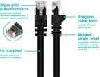 Monoprice 103363 Cat5e 2ft Black Patch Cable