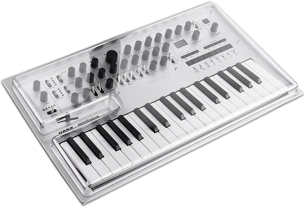Decksaver DS-PC-MINILOGUE Korg Minilogue Synthesizer Cover