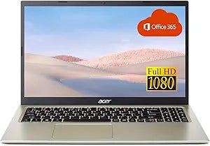 Acer Aspire N4500 Laptop - 15.6" FHD, 16GB RAM, 1TB SSD - Safari Gold