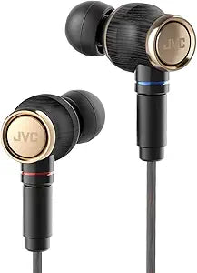 JVC HAFW1800 Wood Series Hi-Res IEM Earphones — main product image