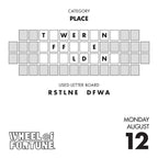 Sony Wheel of Fortune 2019 Day-to-Day Calendar