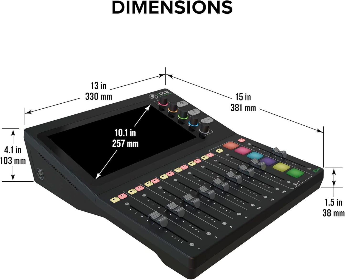 Mackie DLZ Creator 12-Channel Digital Broadcast Mixer