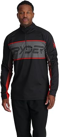 Spyder 38A125314 Men's Paramount Zip T-Neck Mid-Layer — main product image