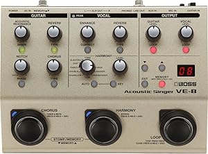 Boss VE-8 Acoustic Singer Guitar Vocal Processor