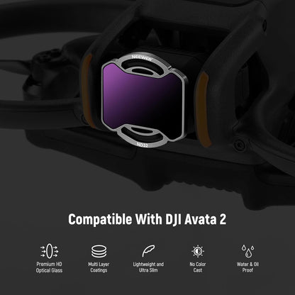 NEEWER FL-A28 DJI Avata 2 Filter Kit: ND/UV Lens Accessories