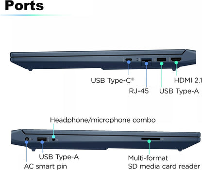 HP Victus 15.6" Gaming Laptop RTX 3050 Bundle