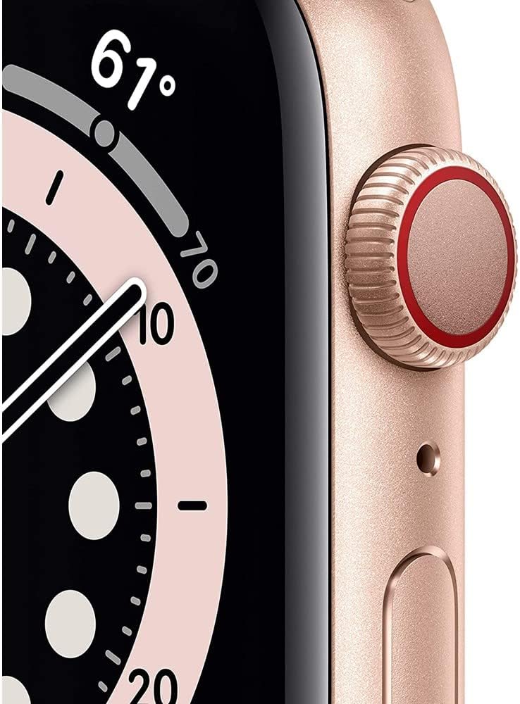 Apple Watch Series 6 (GPS + Cellular) 40mm - Gold Aluminum (Renewed)