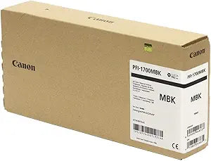 Canon 0774C001AA PFI-1700 Black Matte Ink Cartridge