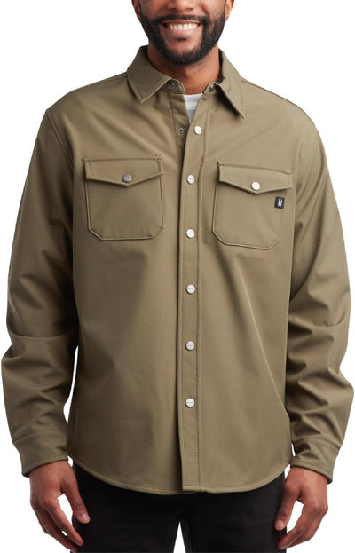 Spyder Men's Softshell Shirt Jacket Fleece Lined