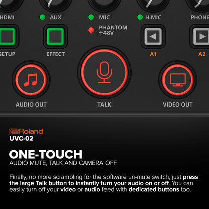 Roland UVC-02 Web Presentation Dock - Black