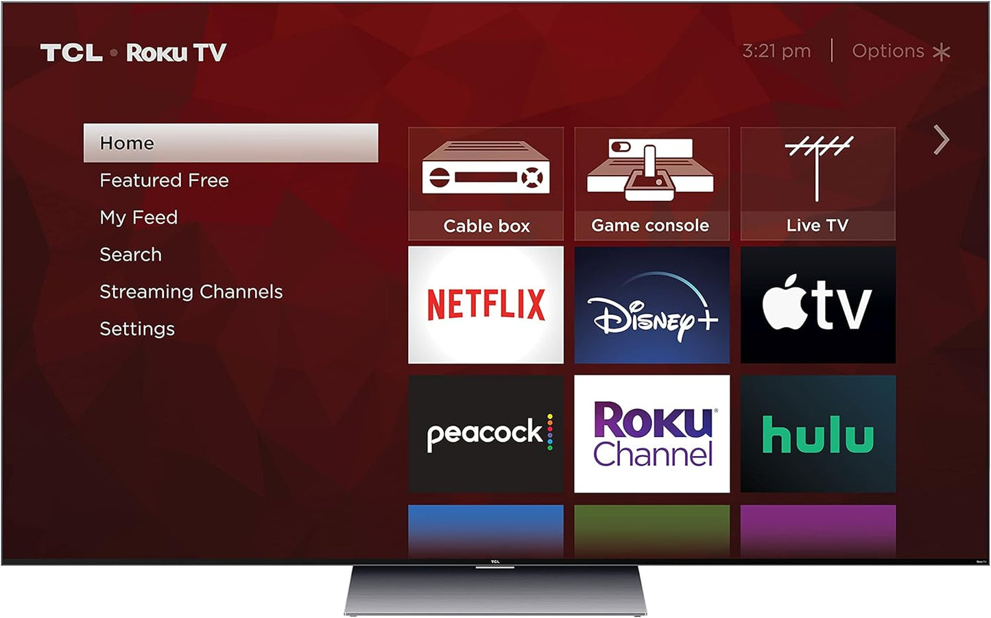 TCL 65R648 65-inch 8K Mini-LED QLED Roku Smart TV