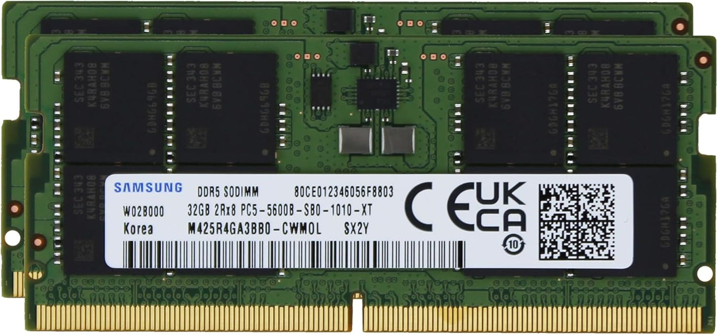 Samsung AM62SE24G64SA-WP 64GB DDR5 5600MHz SODIMM Laptop RAM