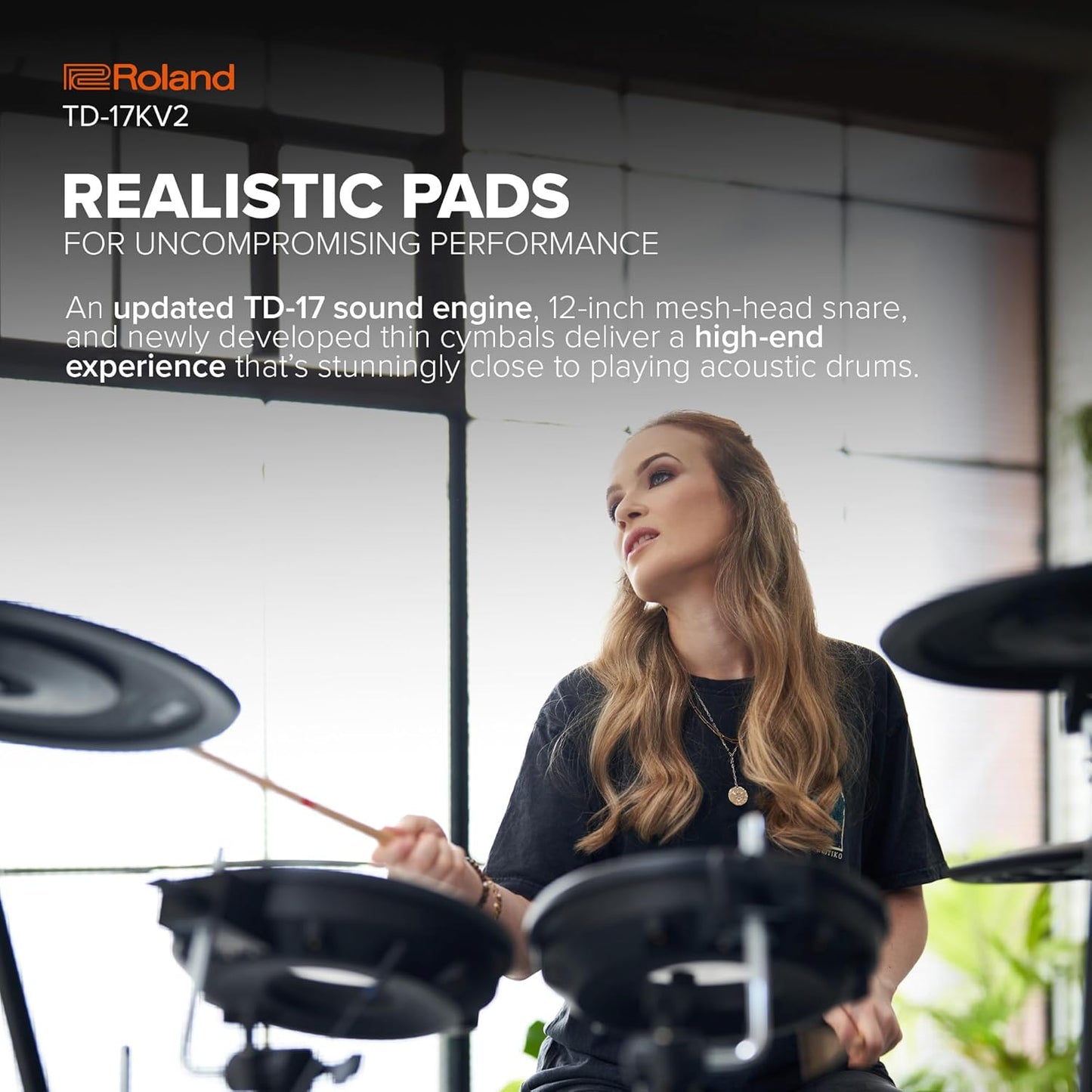 Roland TD-17KV2 V-Drums Quiet Electronic Drum Kit