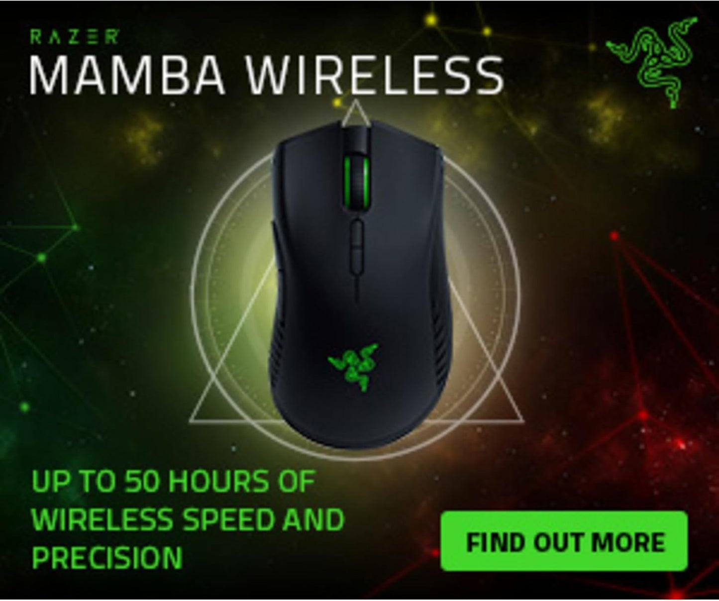 Razer RZ01-02710100-R3U1 Mamba Wireless Gaming Mouse
