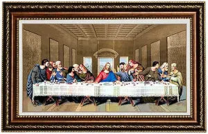 Elite Screens Eliteart- Leonardo da Vinci Last Supper Canvas Art