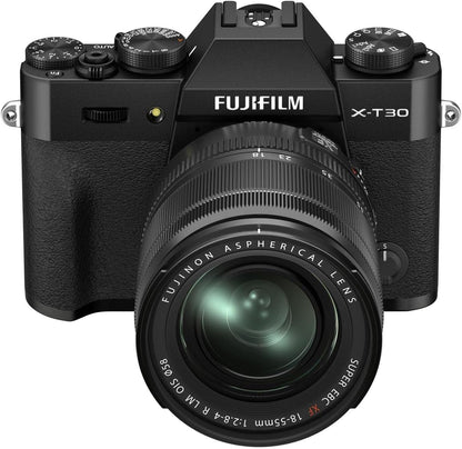 Fujifilm X-T30 II XF18-55mm Kit: Black Mirrorless Camera