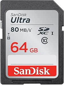SanDisk SDSDUNC-064G-GN6IN Ultra 64GB SDXC UHS-I Card 80MB/s — main product image