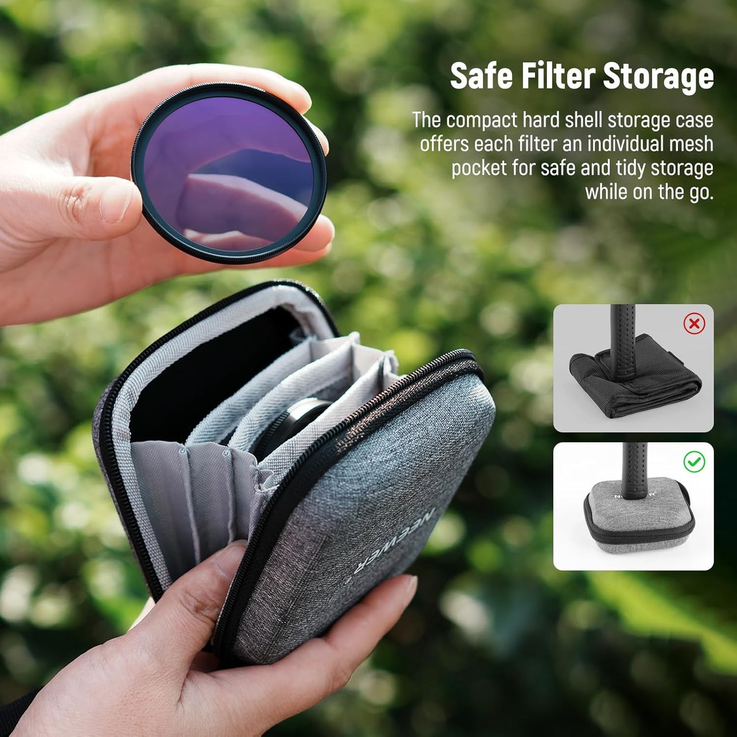 Neewer 10103738 55mm UV CPL ND4 Filter Kit