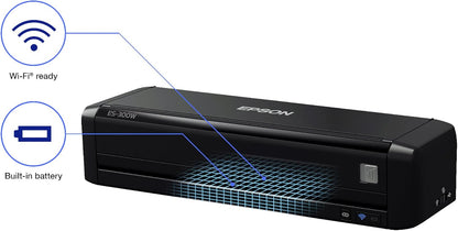 Epson ES-300W Wireless Portable Document Scanner ADF