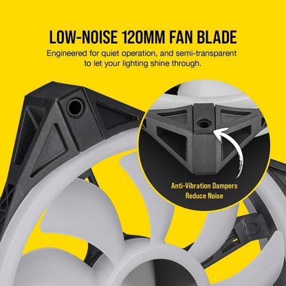 Corsair CO-9050098-WW QL120 RGB 120mm Fan 3-Pack
