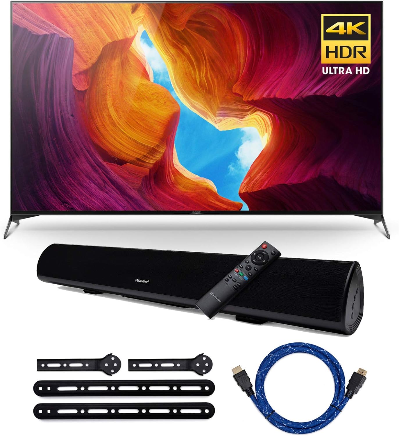 Sony X950H 75" 4K LED TV Bundle with Soundbar