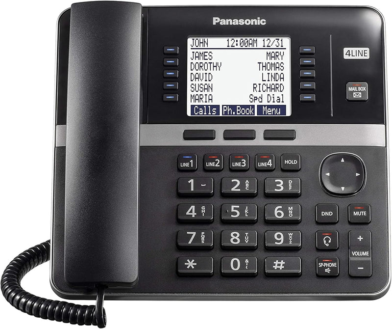 Panasonic KX-TGW420B 4-Line Expandable Office Phone System — main product image