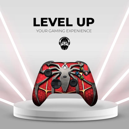 Microsoft Xbox-Spiderman Red Custom Controller Hydro-DIP