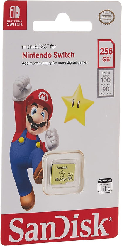 SanDisk SDSQXAO-256G-GN3ZN 256GB Nintendo Switch MicroSDXC Card