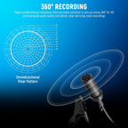 Neewer CM5 Lavalier Lapel Microphone 2-Pack