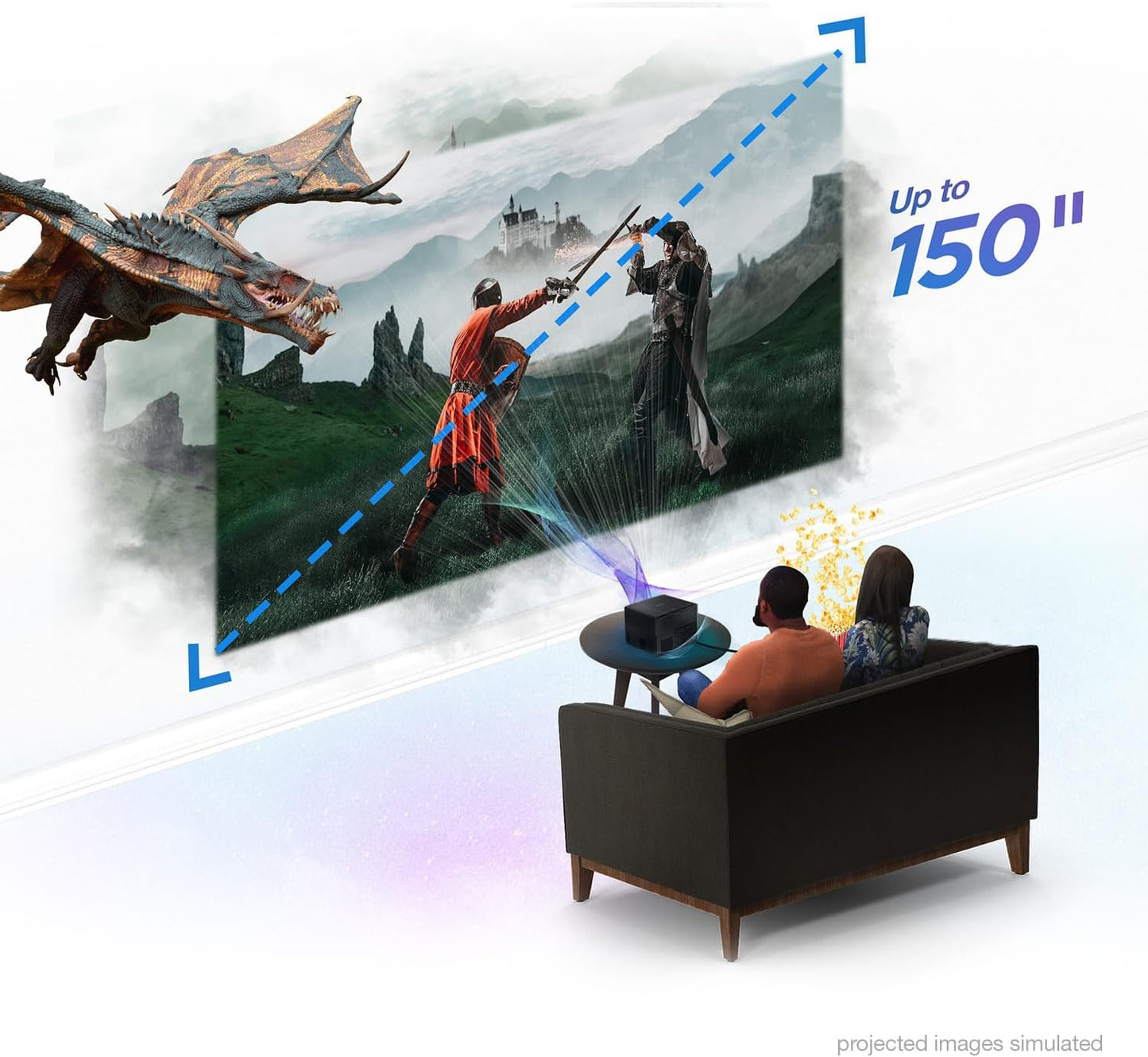 Epson EF12 EpiqVision Mini Smart Streaming Projector (Renewed)