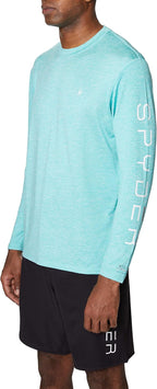 Spyder S923173 Men's Heather Long Sleeve Rashguard