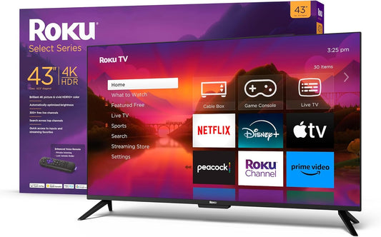 Roku 43R4A5R 43-Inch Select Series 4K Smart Google TV