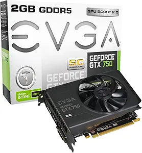 EVGA GeForce GTX 750 Super Clocked Graphics Card — main product image