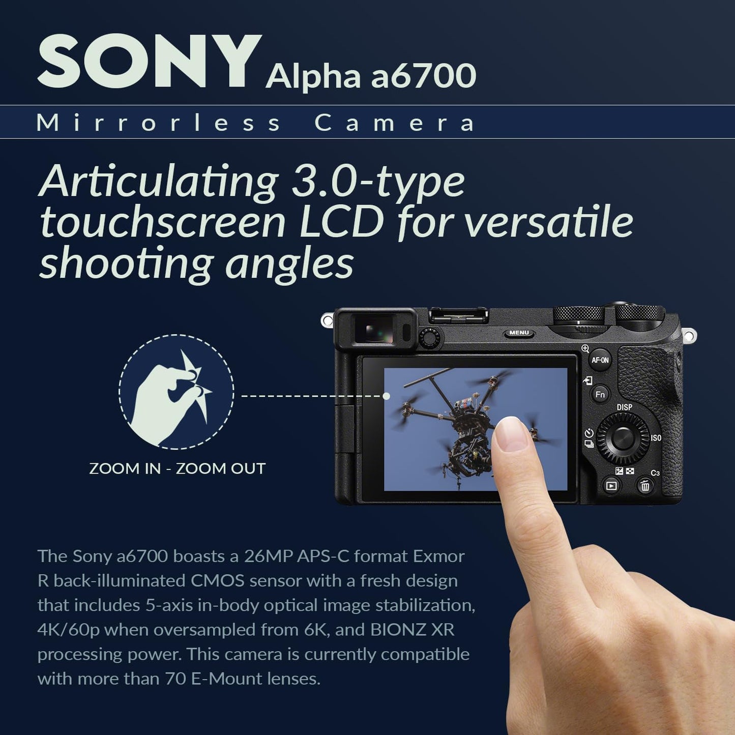 Sony Alpha a6700 Mirrorless Camera Bundle