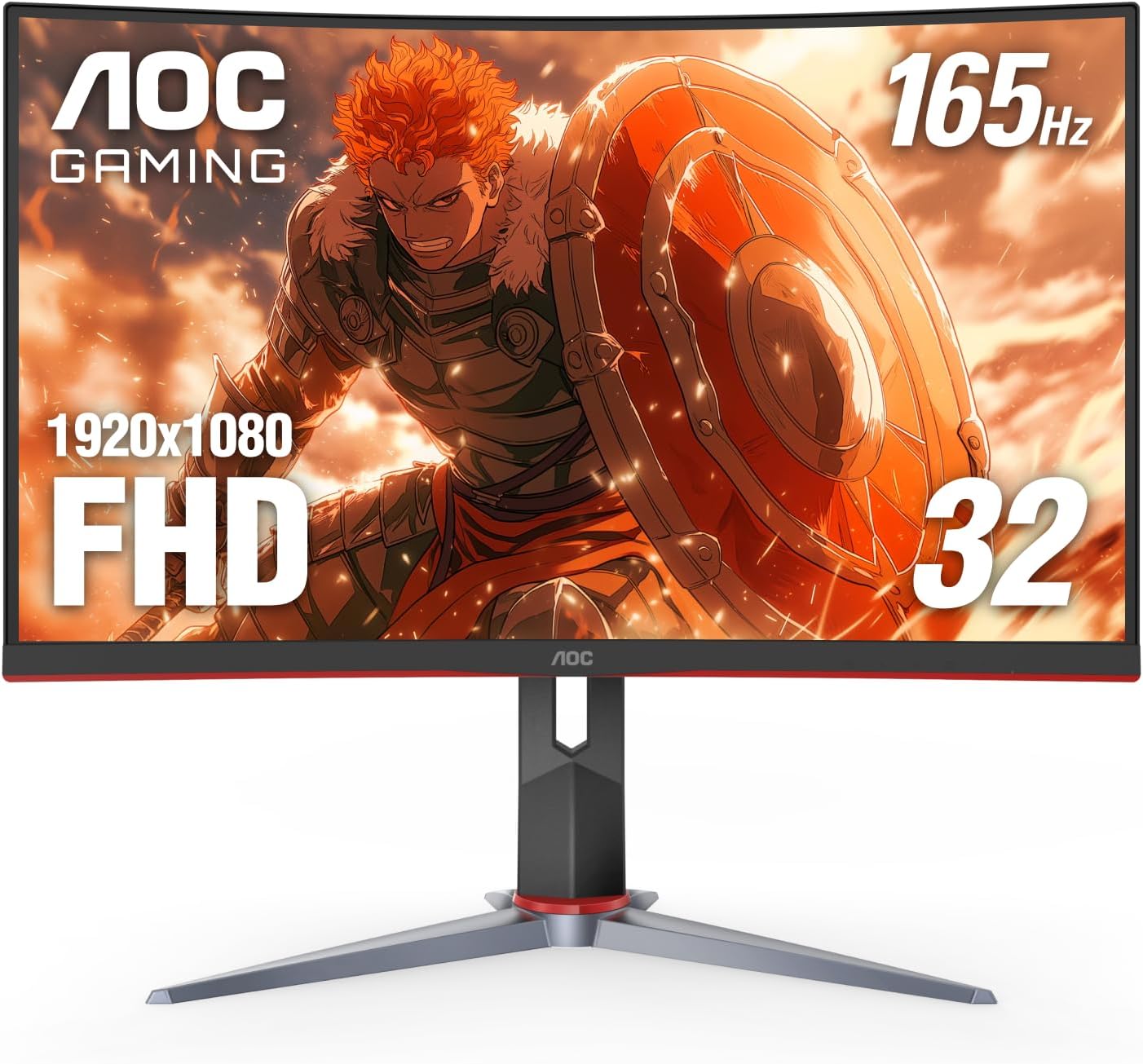 AOC C32G2 32-Inch 165Hz Curved Gaming Monitor