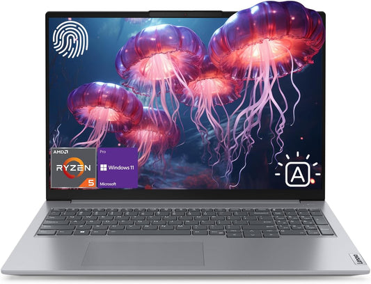 Lenovo G6ABP ThinkBook 16" Laptop, Ryzen 5, 32GB RAM, 2TB SSD, Windows 11 Pro