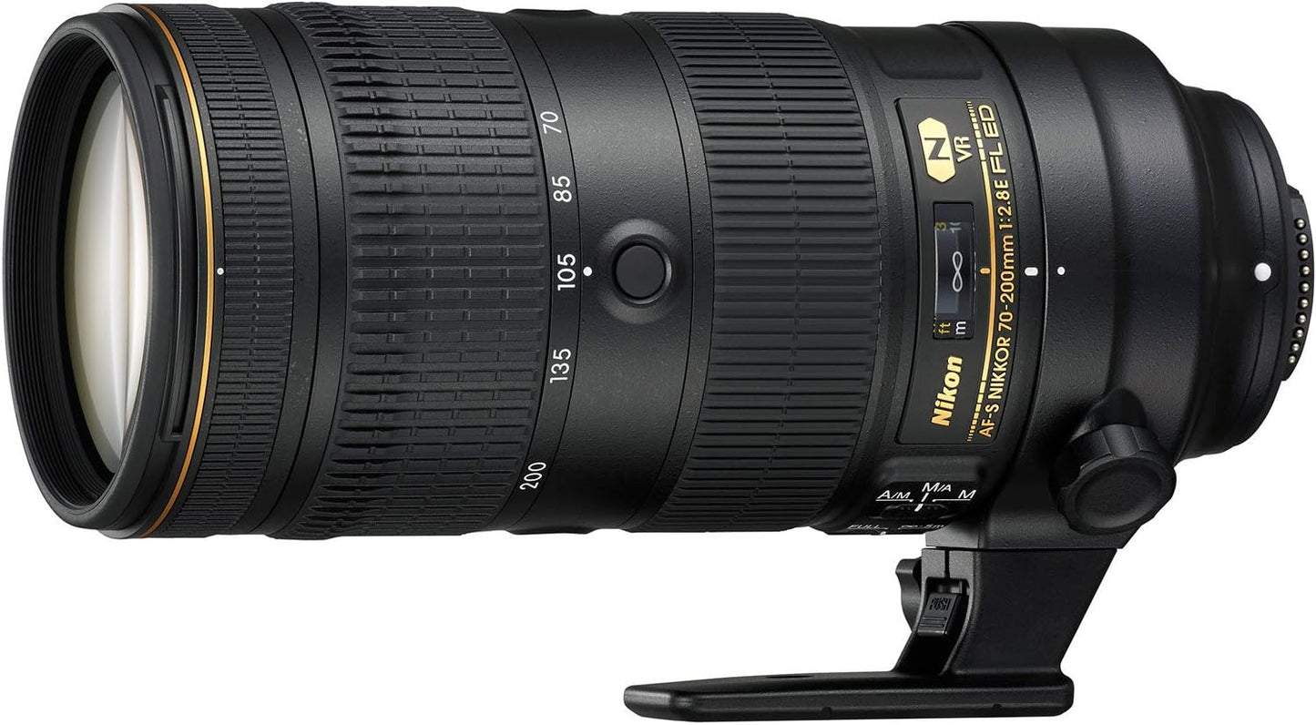 Nikon E11NK70200F28VR 70-200mm f/2.8E FL ED VR Lens Bundle