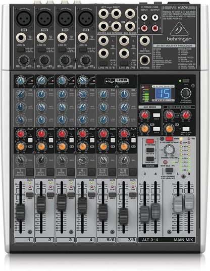 Behringer X1204USB Xenyx 12-Channel USB Mixer