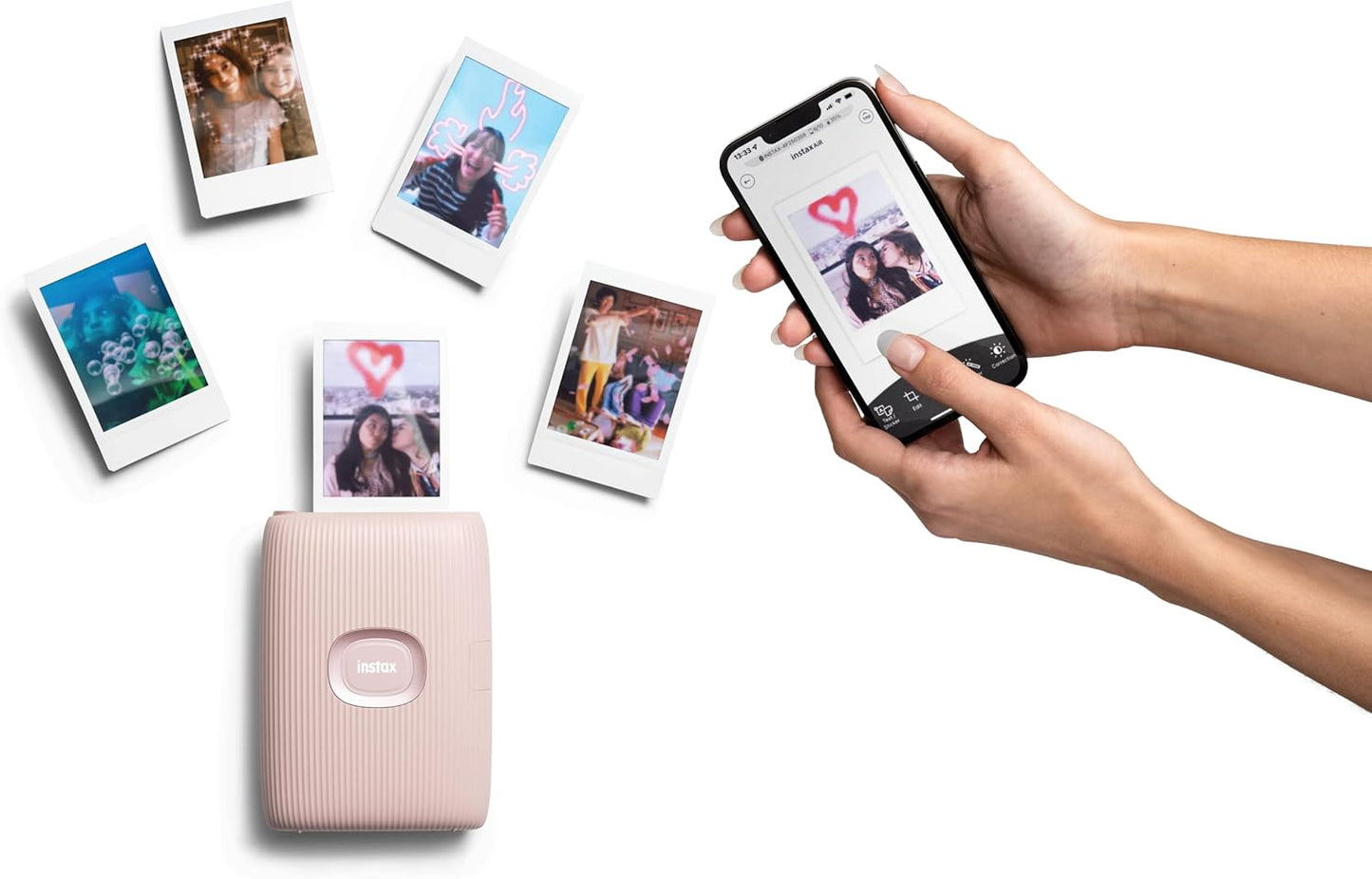 Fujifilm FJFINSML2SPOB Instax Mini Link 2 Printer Pink Renewed