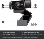 Logitech 960-001176 C922x Pro Stream 1080p Webcam