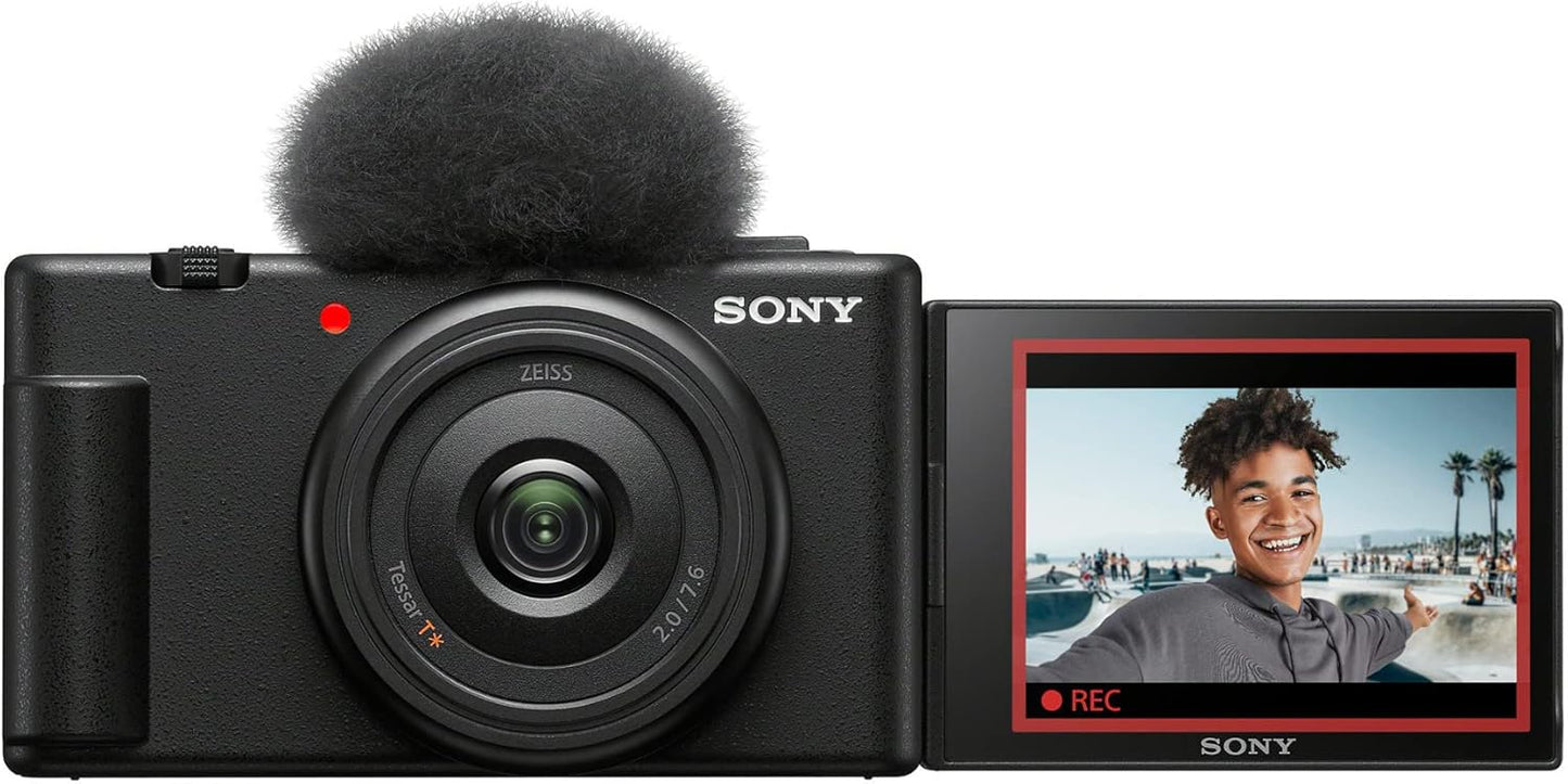 Sony CRT2SNZV1FB ZV-1F Vlogging Camera (Renewed)