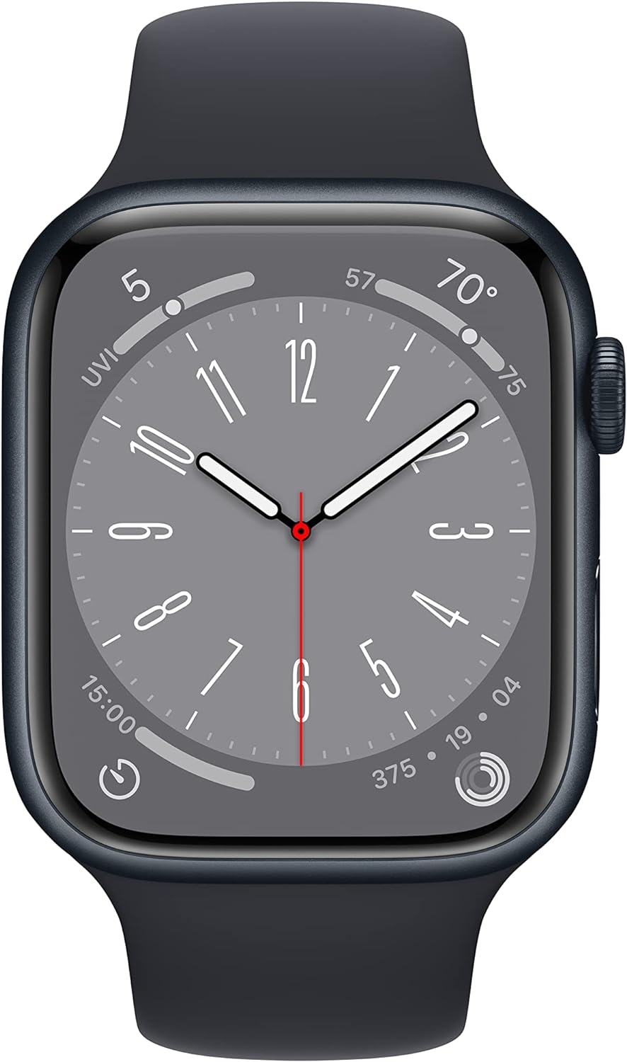 Apple MNUL3LL/A Watch Series 8: GPS, 45mm (Renewed Premium)