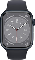 Apple MNUL3LL/A Series 8 GPS 45mm Midnight Smartwatch