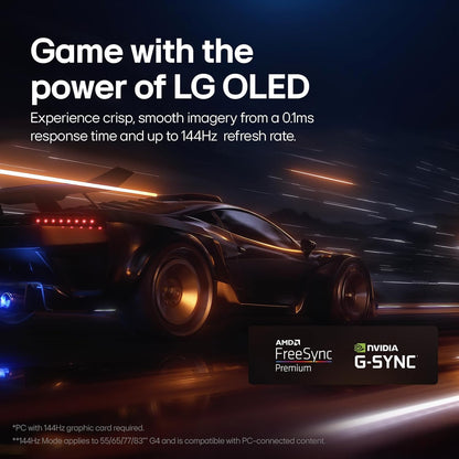 LG OLED42C4PUA: 42-Inch 4K OLED evo Smart TV (2024)