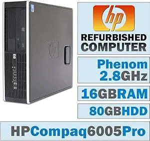 HP 6005 Pro-6cd66ab7 SFF Desktop - Phenom II X4, 16GB RAM